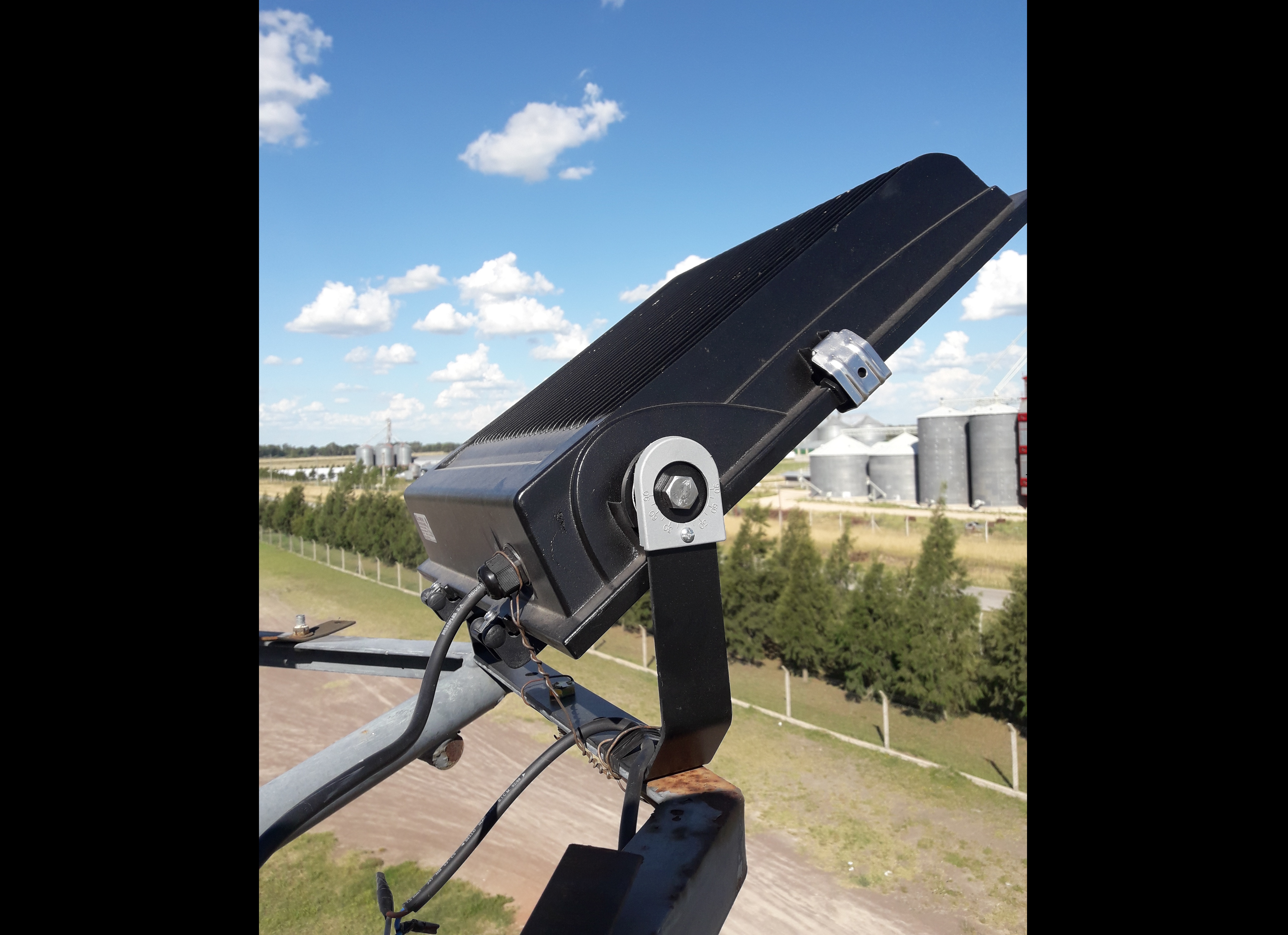 Reflector led instalado