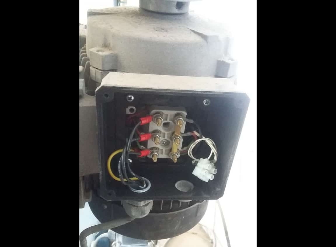 Reemplazo de motor industrial